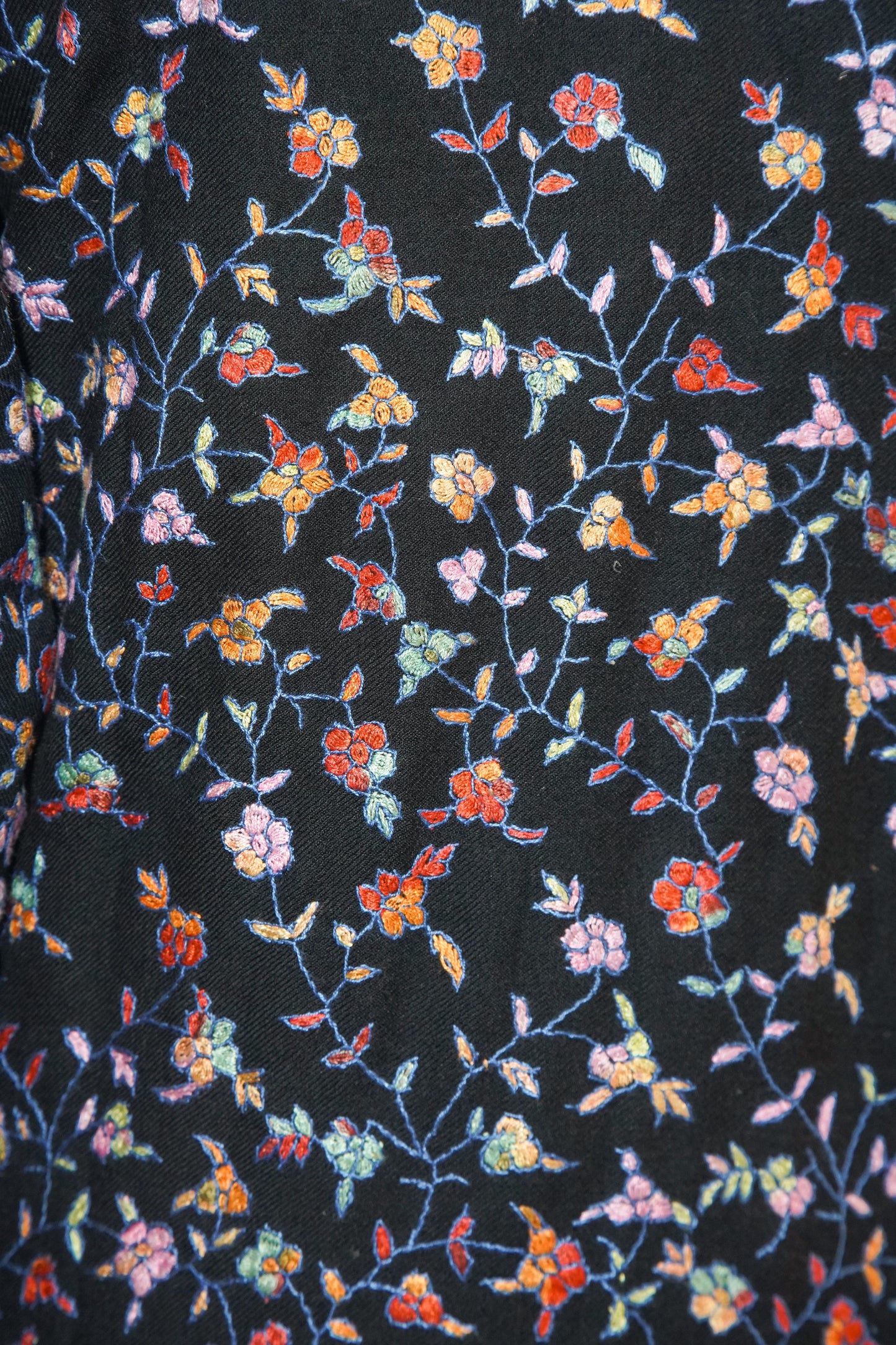 Bagh-e-Bahar: Sozni Splendor Hand-Embroidered Jacket
