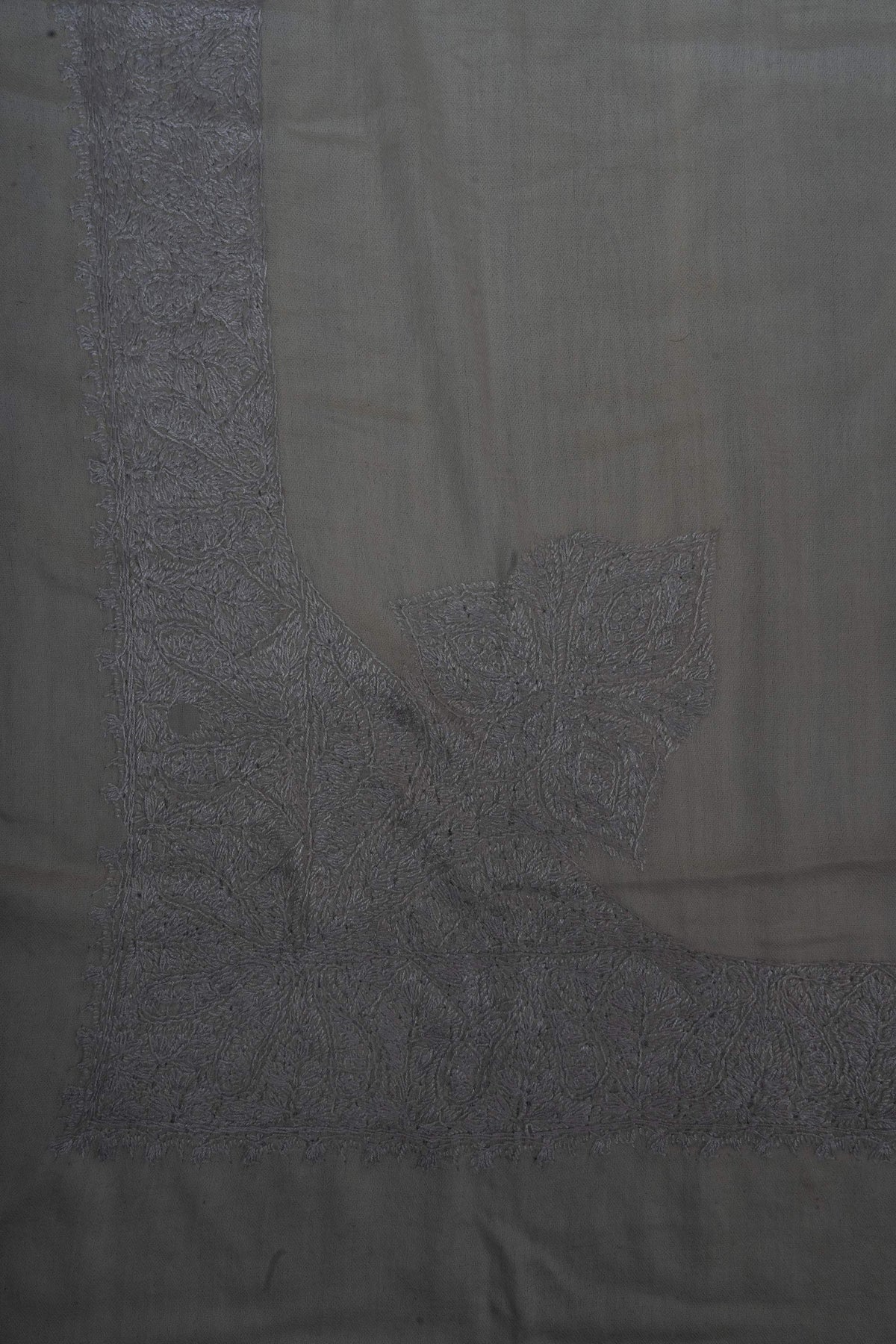 Moonstone Veil Rumal 58 inches — Sozni Hand Embroidered