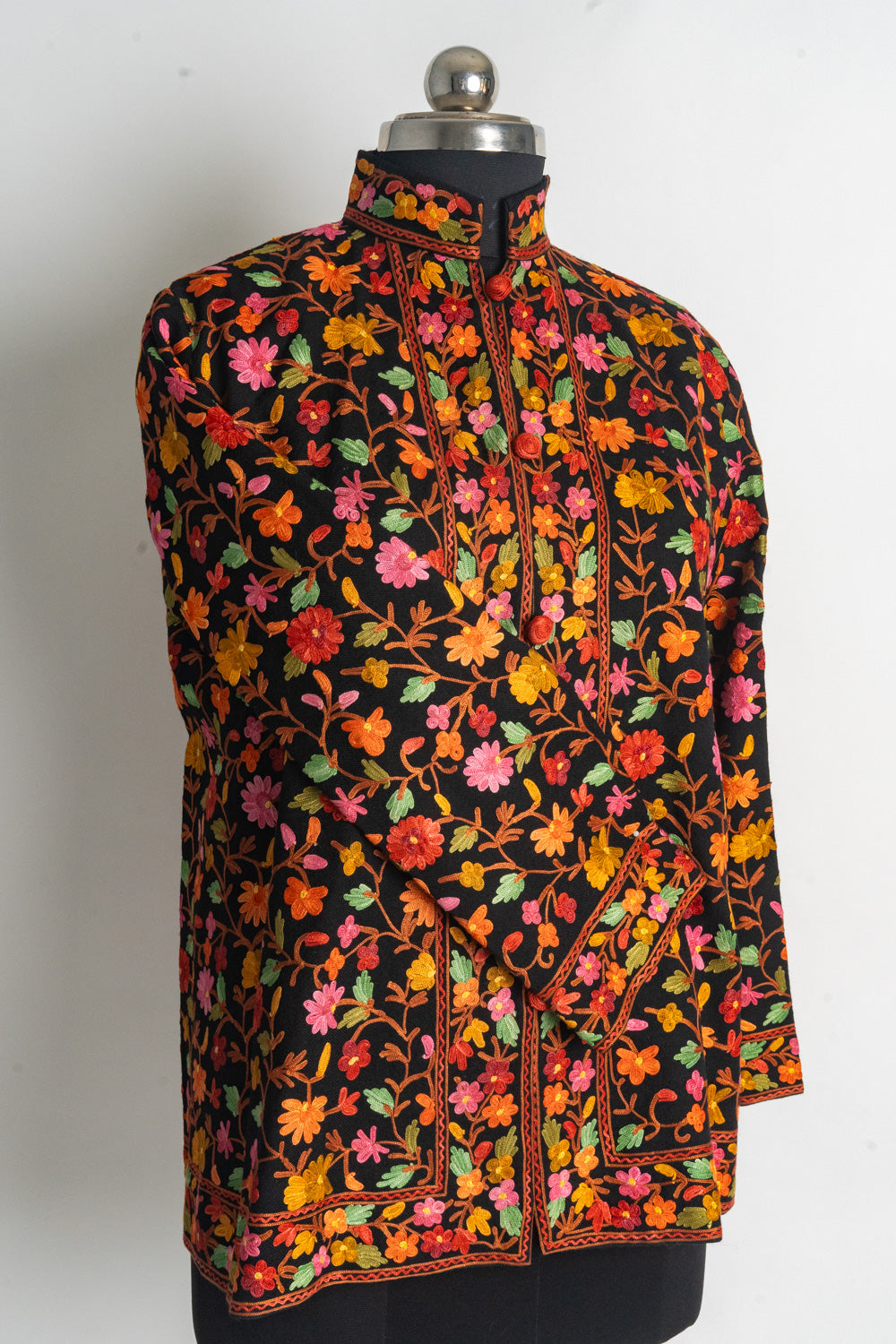 Garden of Eden Kashmiri Aari Embroidery Short Jacket