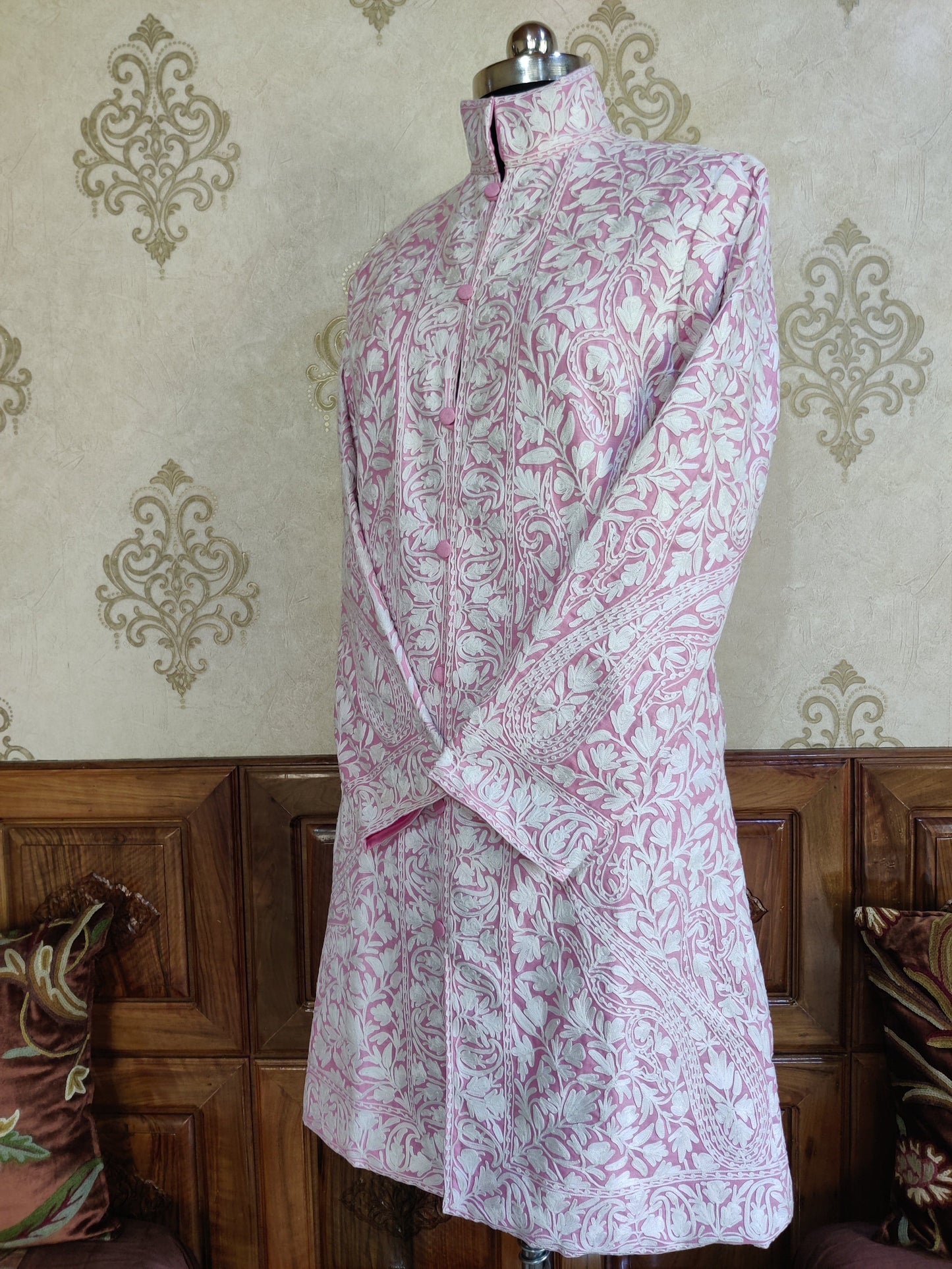 Gulabi Shahana Kashmiri Embroidered Jacket