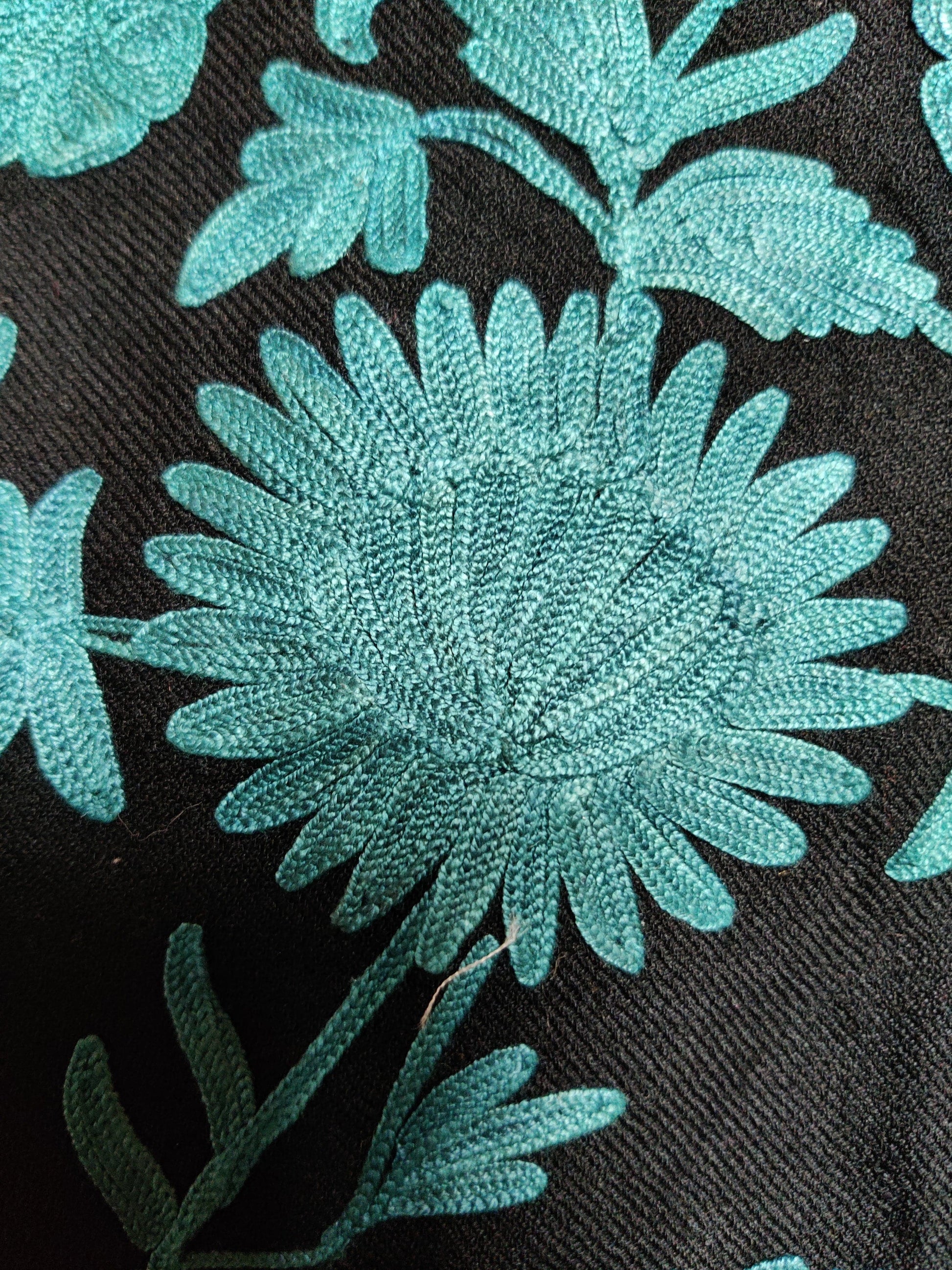 Long kashmiri jacket with Aari Embroidery - KashmKari