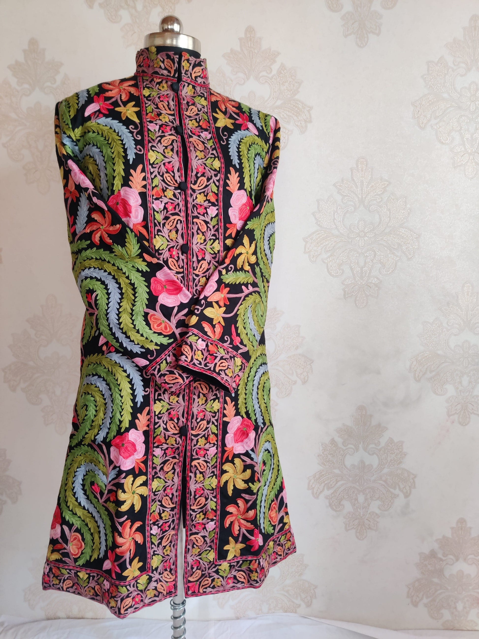 Long Kashmiri Boho Jacket