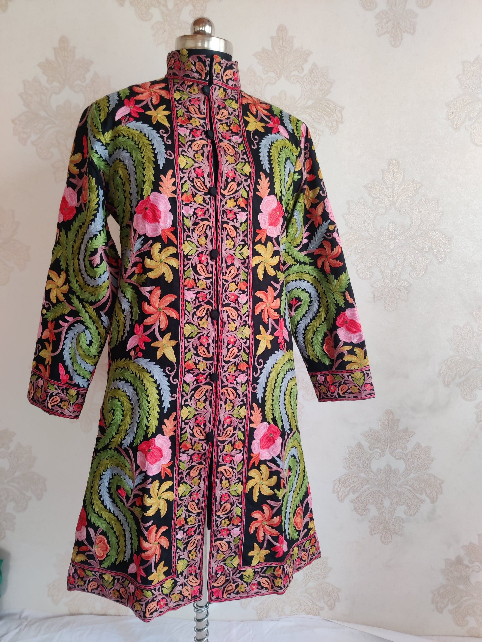 Long Kashmiri Boho Jacket