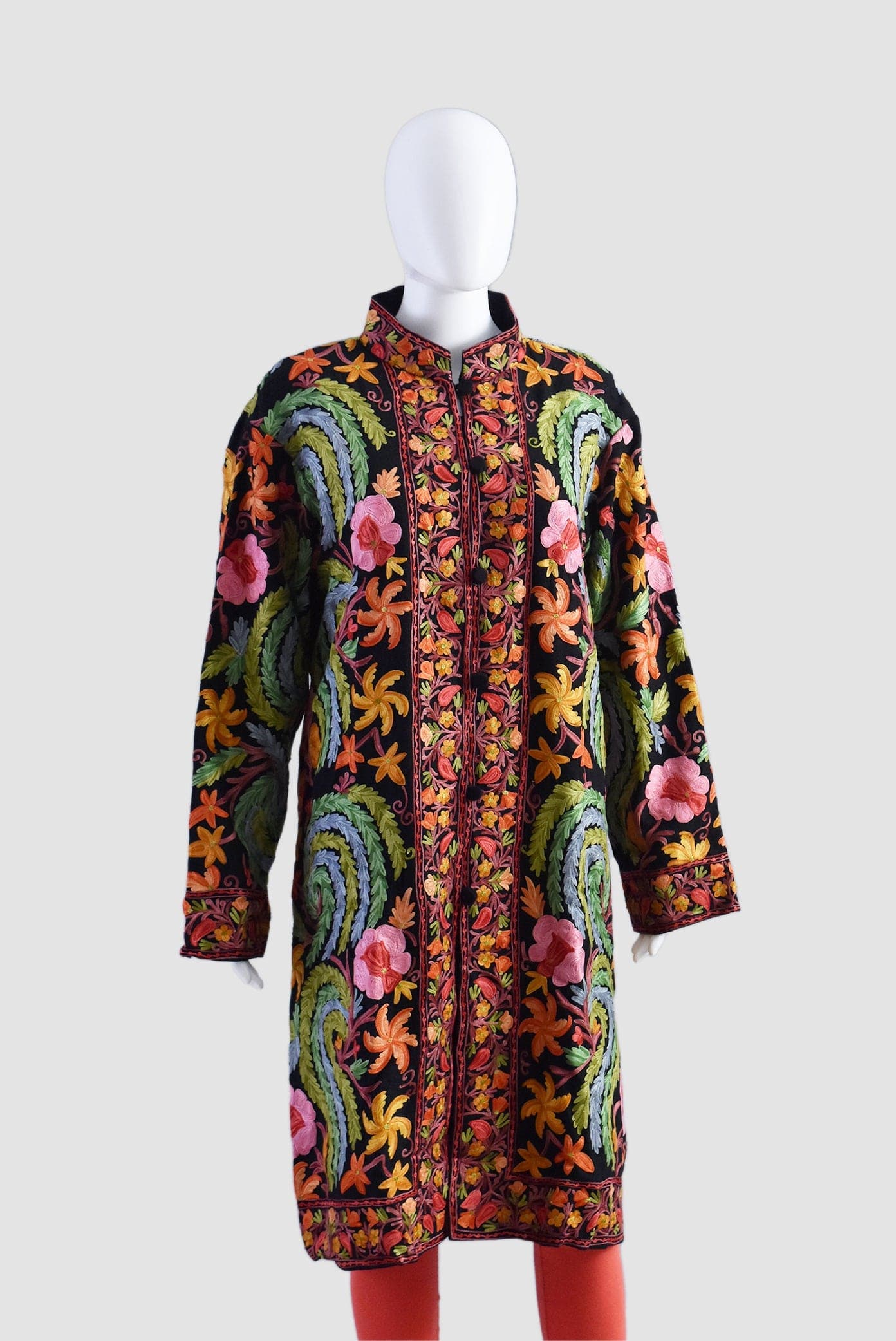 Long Kashmiri Boho Jacket