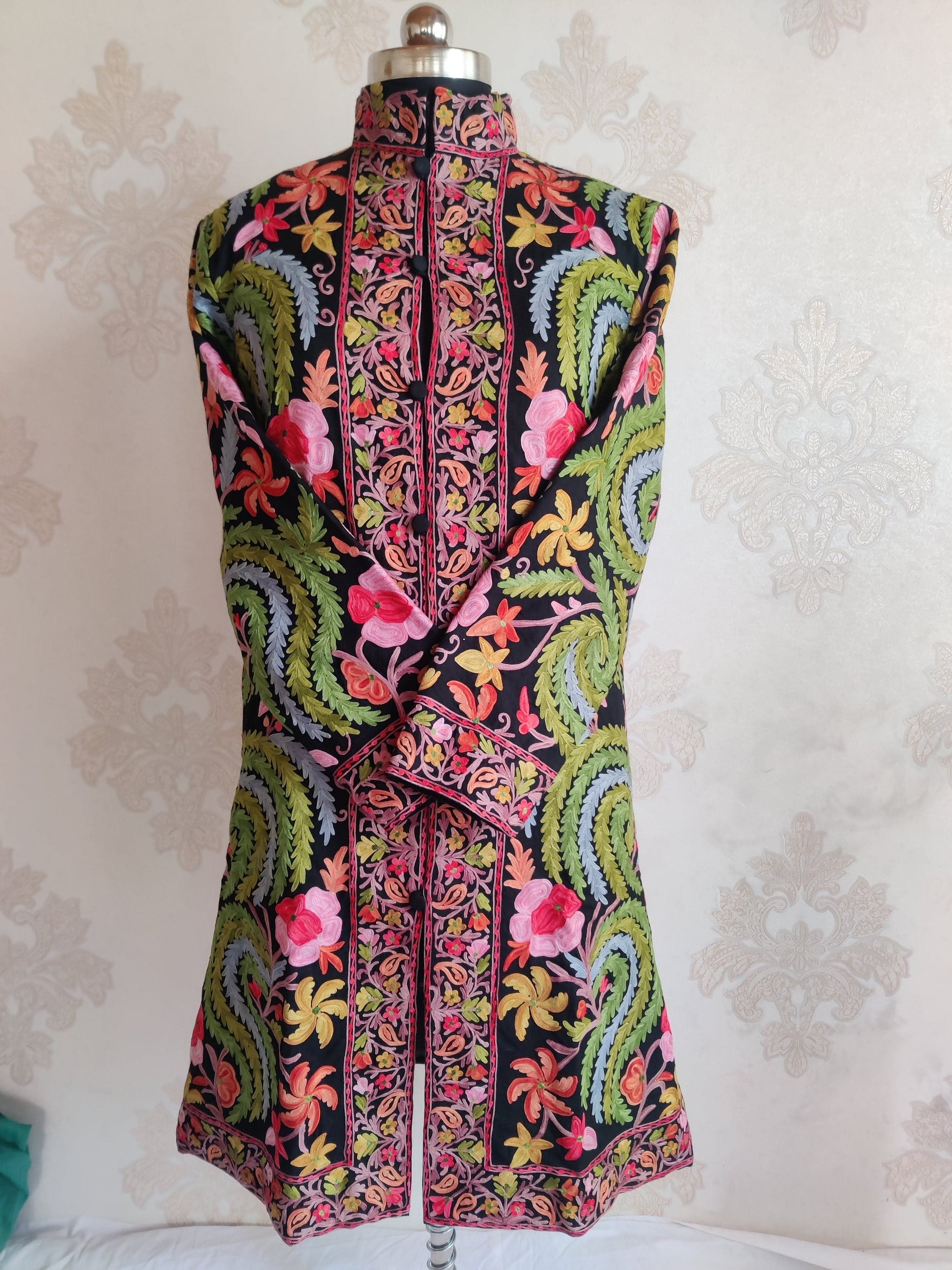 Long Kashmiri Boho Jacket