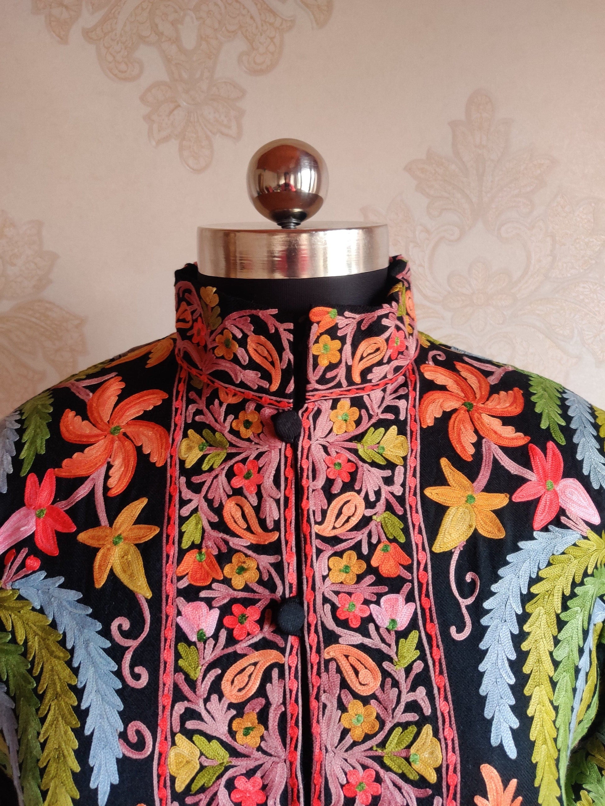 Long Kashmiri Boho Jacket