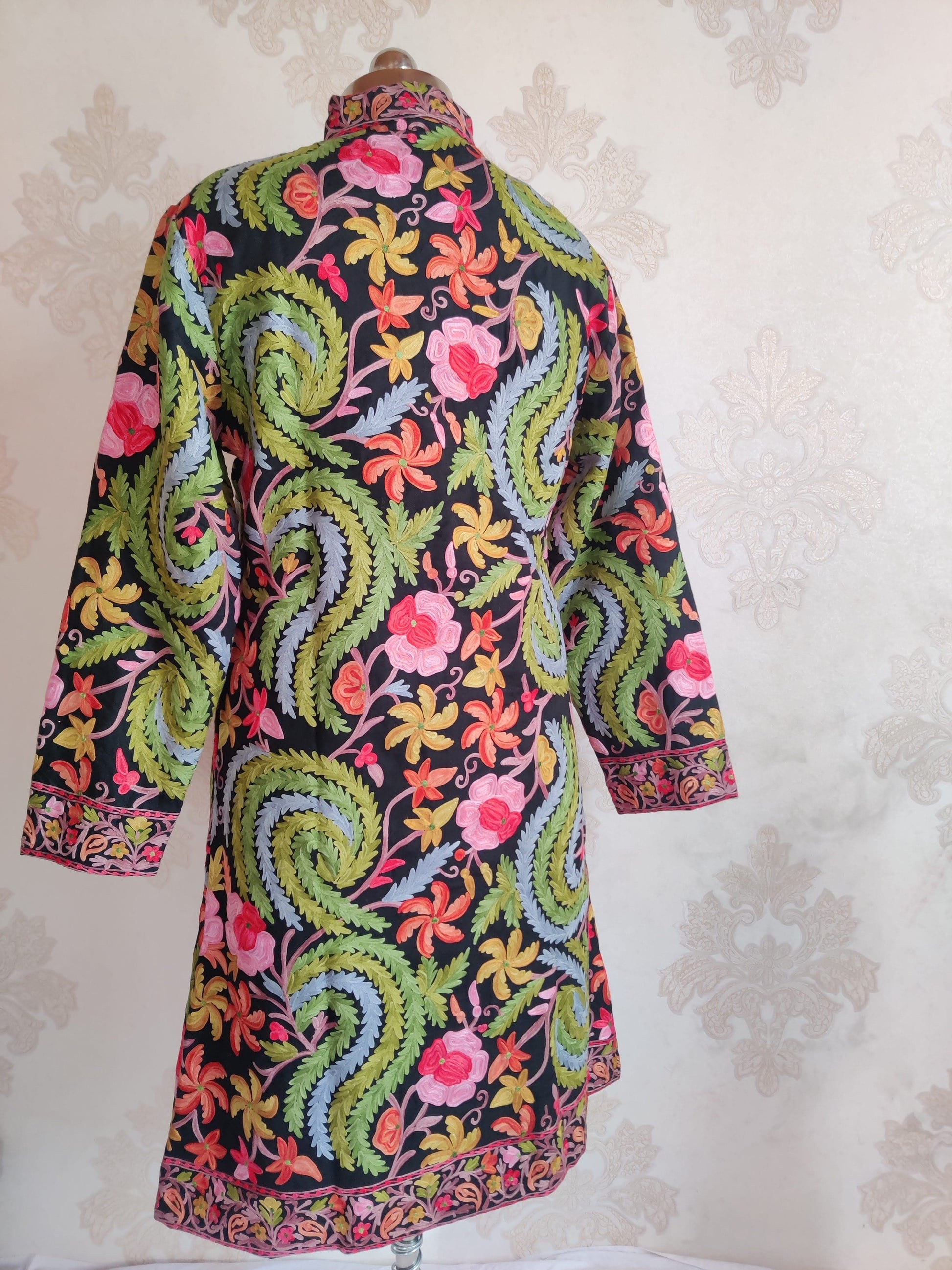 Long Kashmiri Boho Jacket