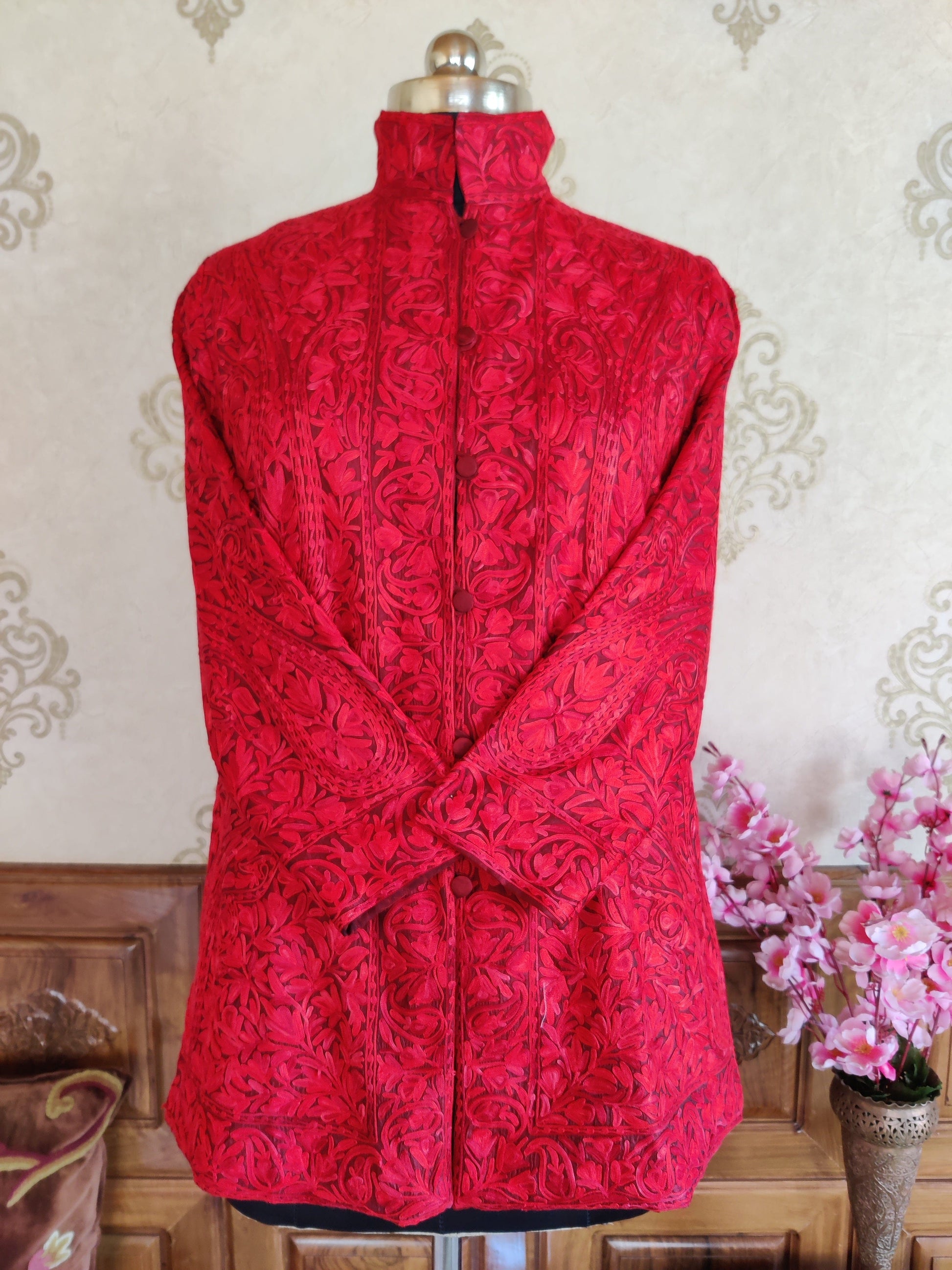 Red Kashmiri Coat