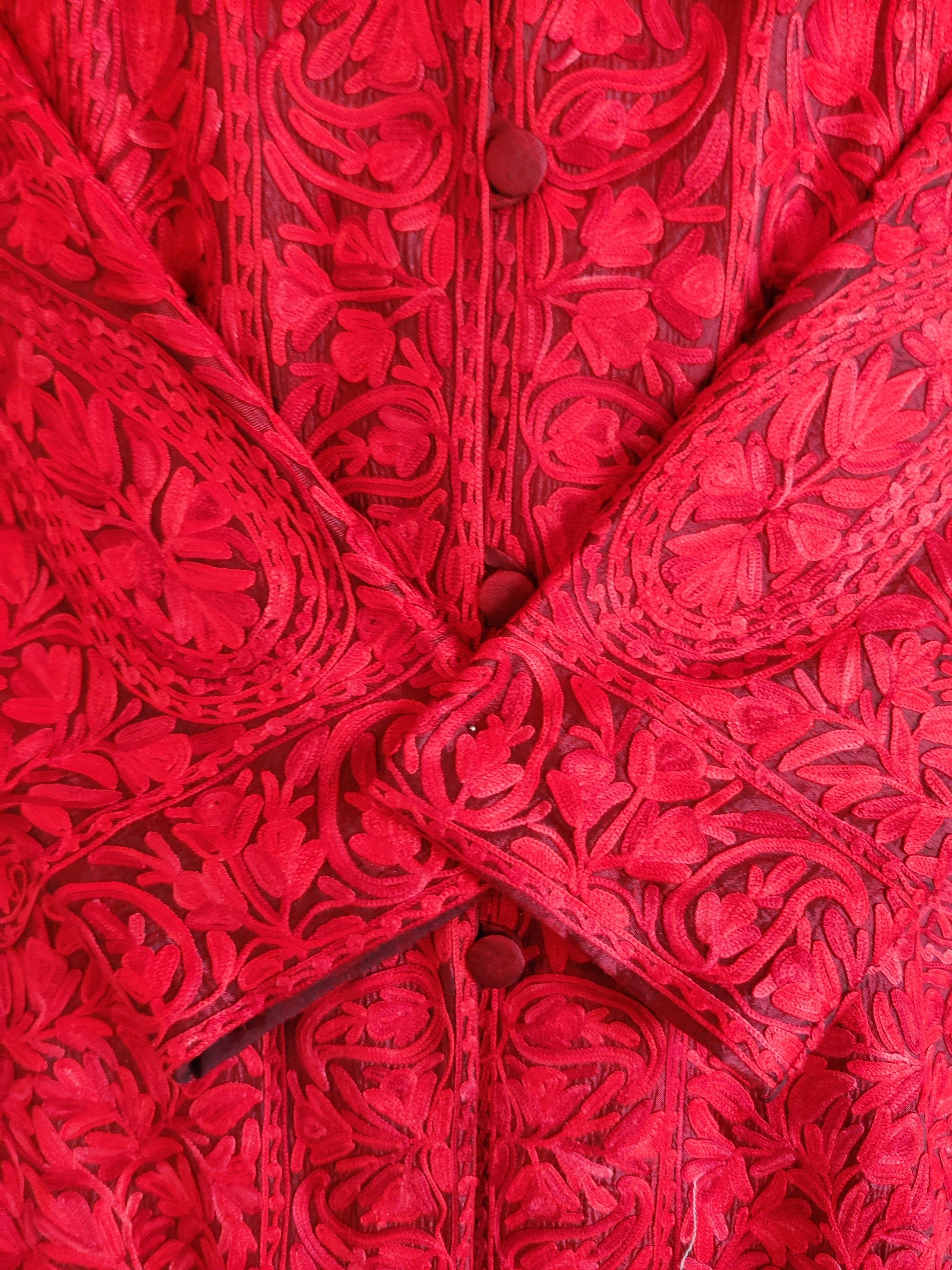 Red Kashmiri Coat