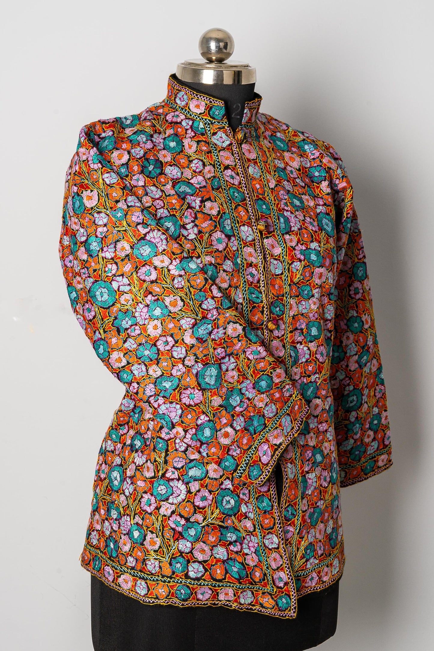 Intricate Paper Mache Hand-Embroidered Jacket