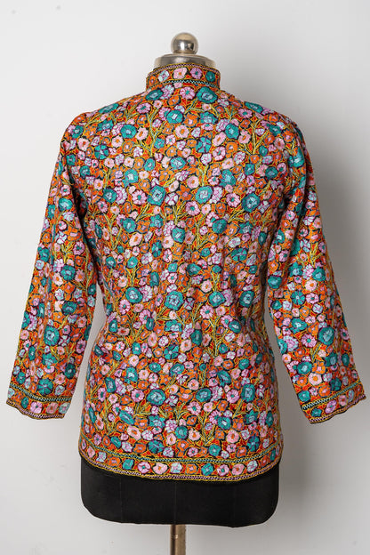 Intricate Paper Mache Hand-Embroidered Jacket