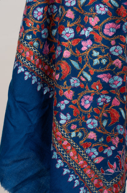 Papier-Mâché Neel Gul Sozni Merino Scarf