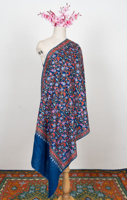 Papier-Mâché Neel Gul Sozni Merino Scarf