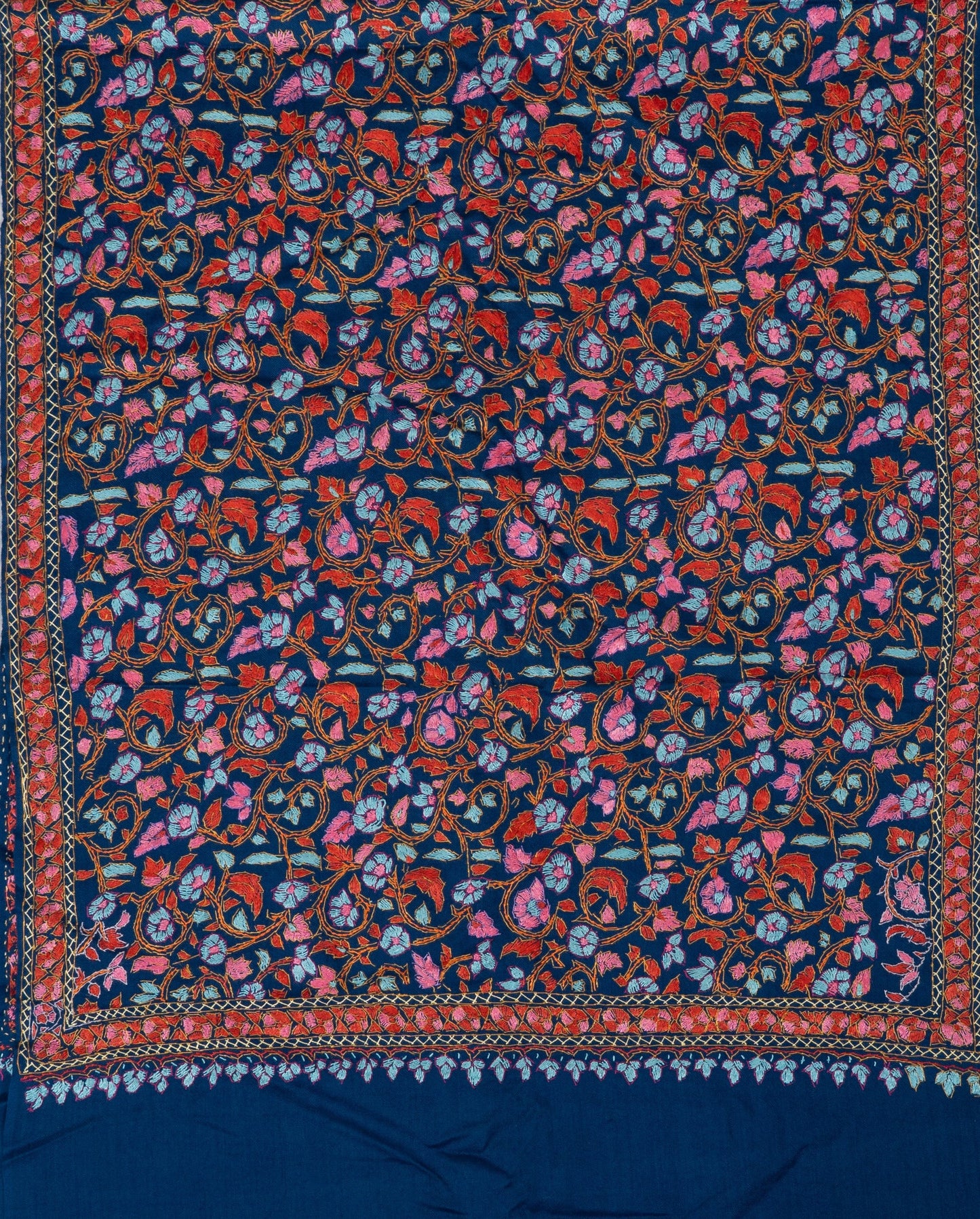 Papier-Mâché Neel Gul Sozni Merino Scarf