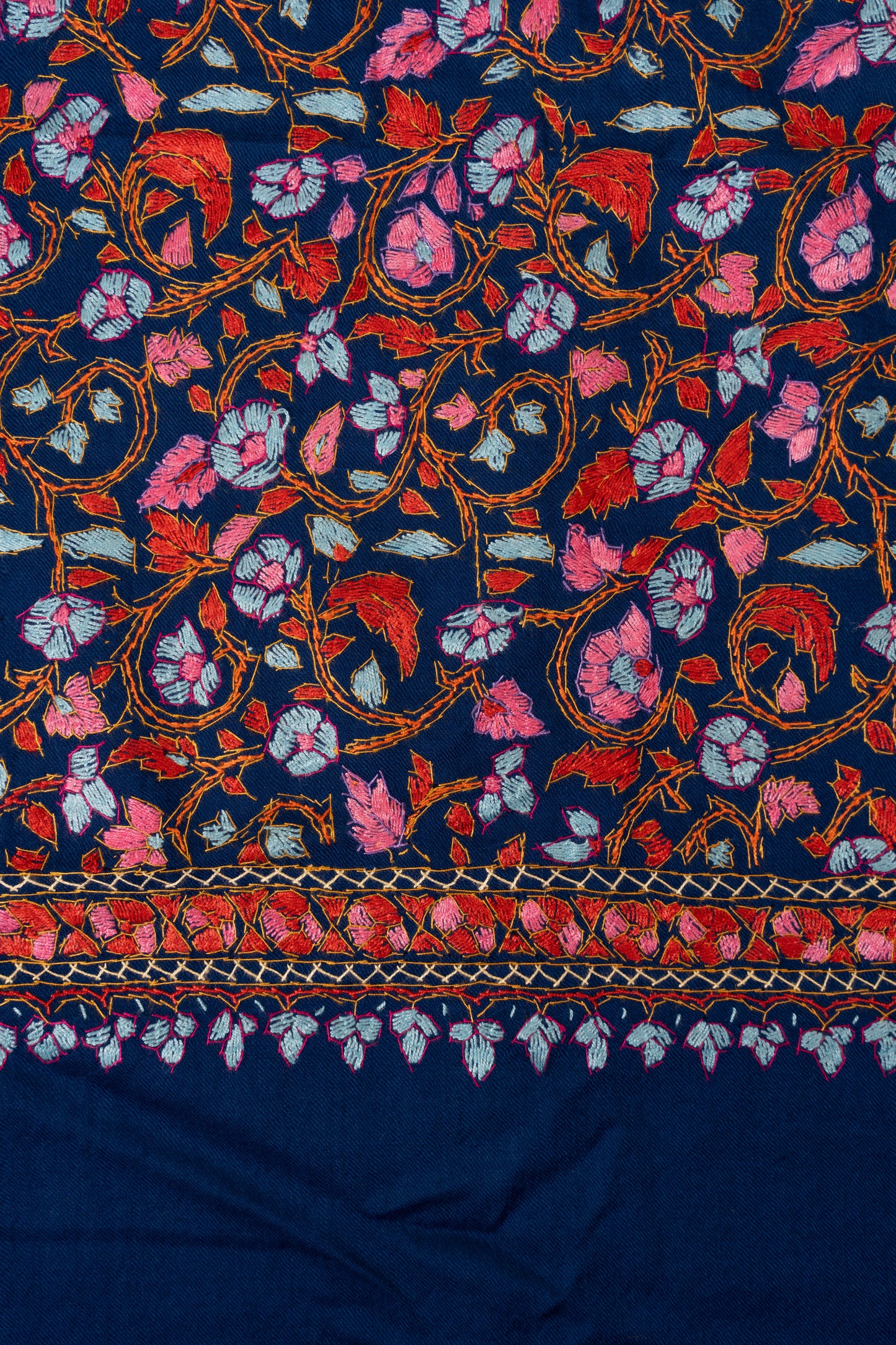 Papier-Mâché Neel Gul Sozni Merino Scarf