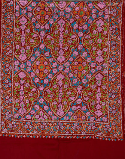 Papier-Mâché Mehr Gul Sozni Merino Scarf