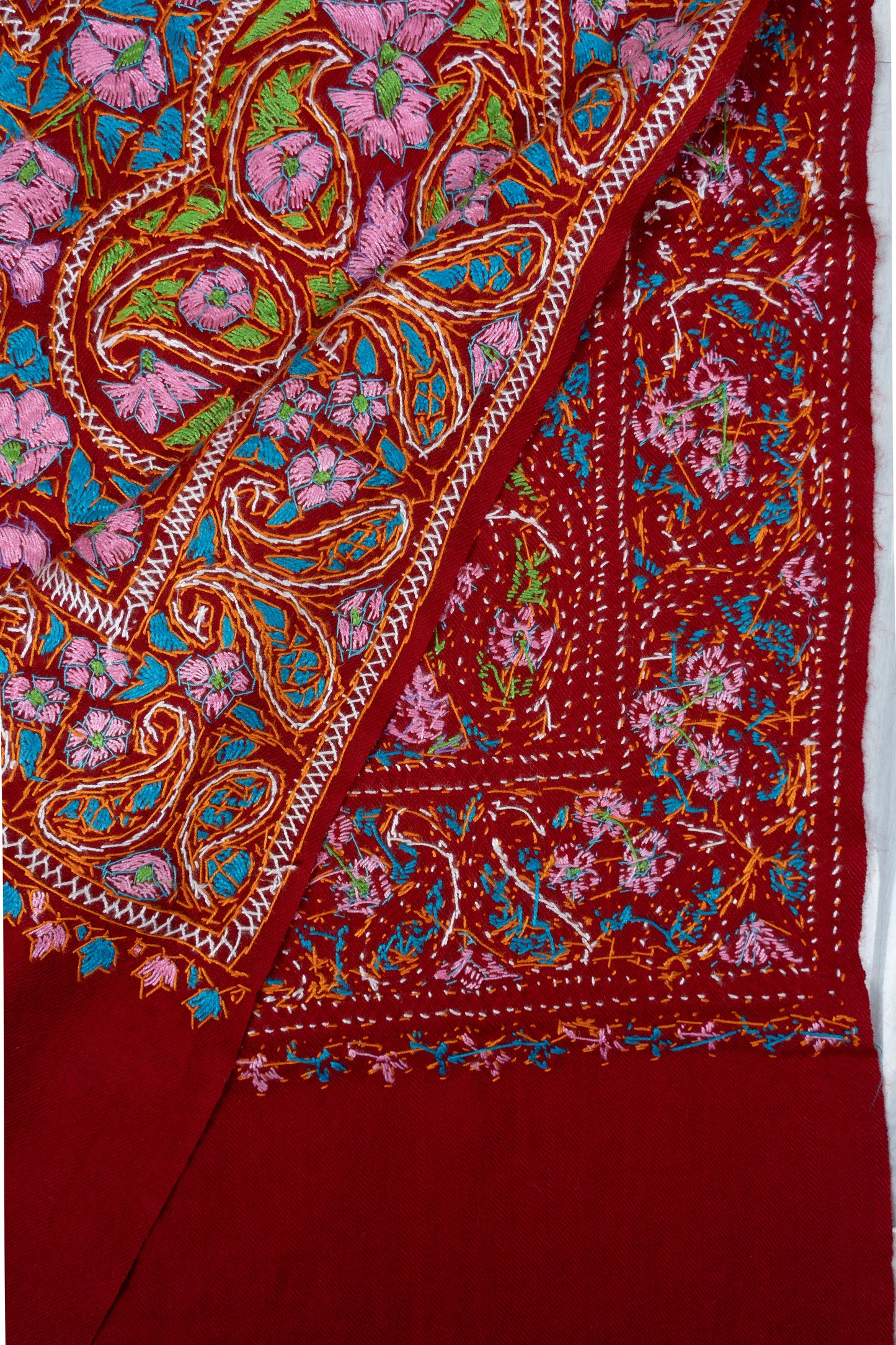 Papier-Mâché Mehr Gul Sozni Merino Scarf