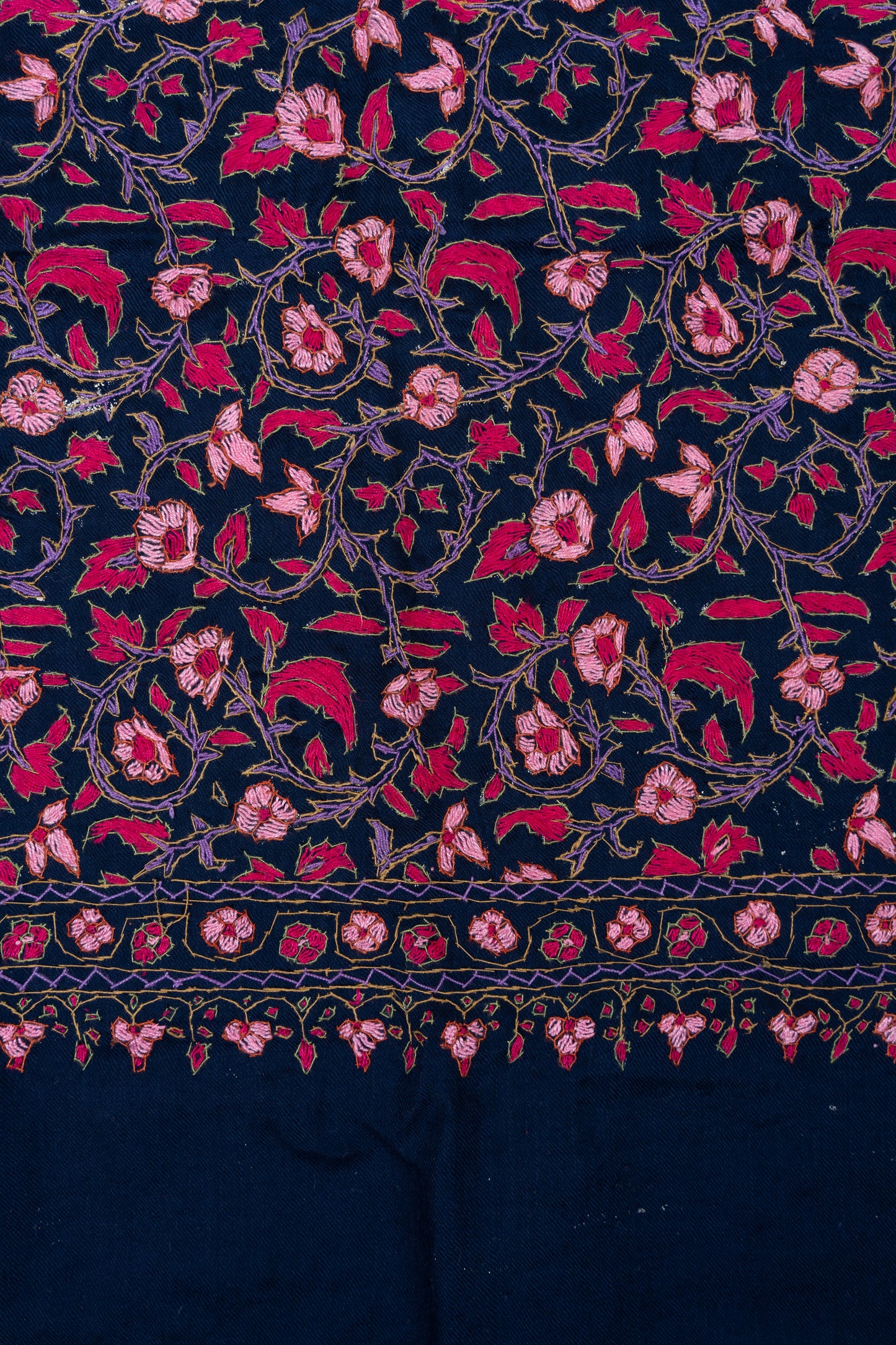 Papier-Mâché Shabnam Gul Sozni Merino Scarf