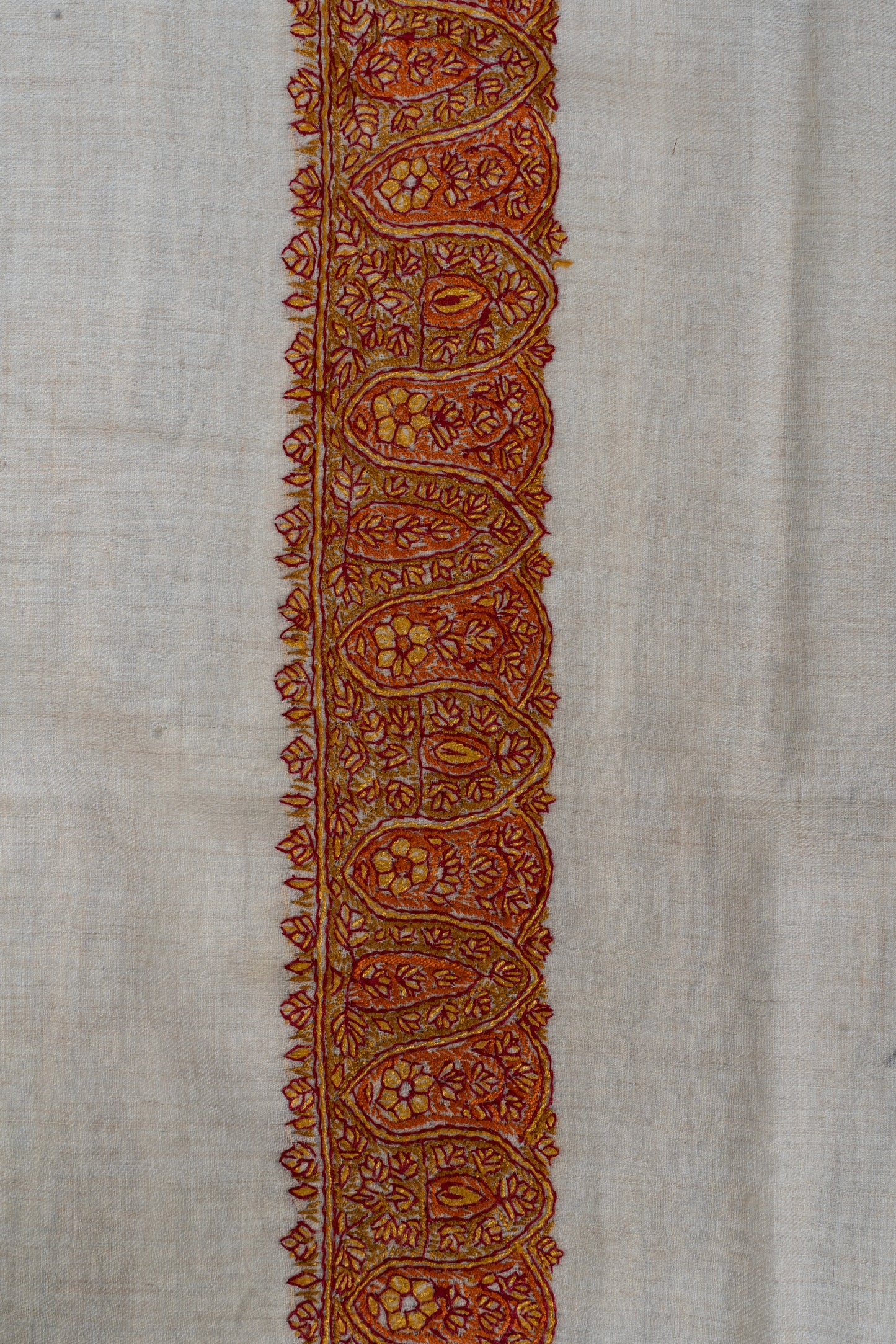 Nur-e-Sahar Hand-Embroidered Cashmere Men's Rumal
