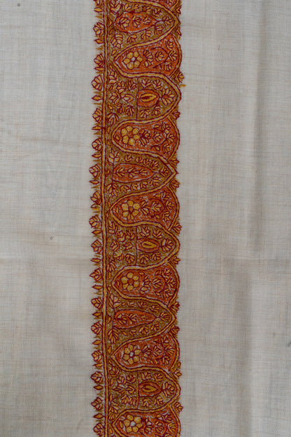 Nur-e-Sahar Hand-Embroidered Cashmere Men's Rumal