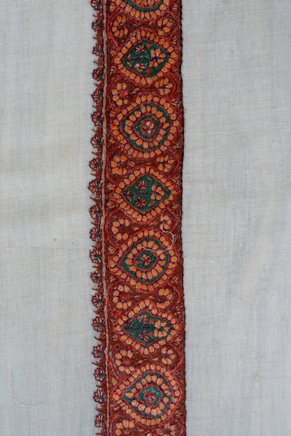 Mehr-e-Zameen Hand-Embroidered Cashmere Men's Rumal