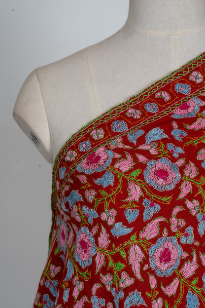 Gul-e-Gulnaar Papier Mache Kashmiri Shawl