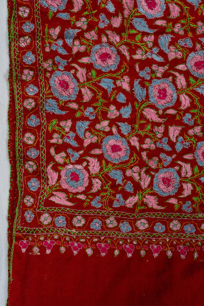 Gul-e-Gulnaar Papier Mache Kashmiri Shawl