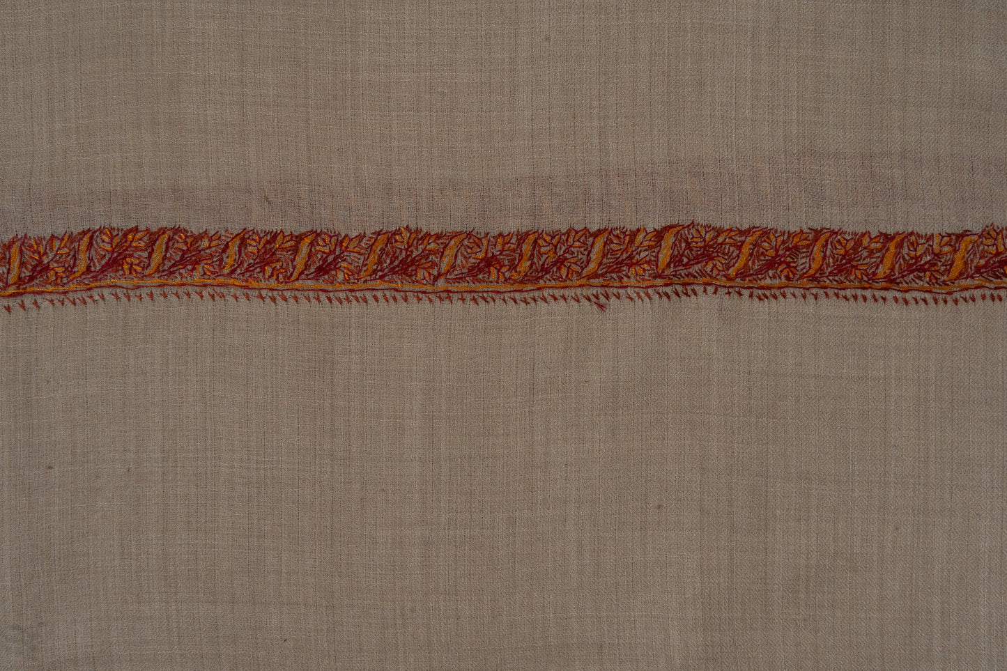 Desert Whisper — 2.5 Yards Sozni Hand-Embroidered Shawl