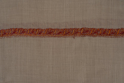 Desert Whisper — 2.5 Yards Sozni Hand-Embroidered Shawl