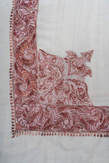 Oasis Blush Rumal 58 inches — Sozni Hand Embroidered