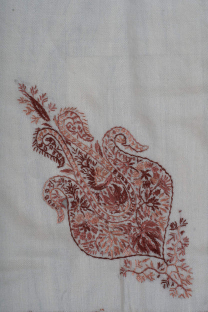 Oasis Blush Rumal 58 inches — Sozni Hand Embroidered