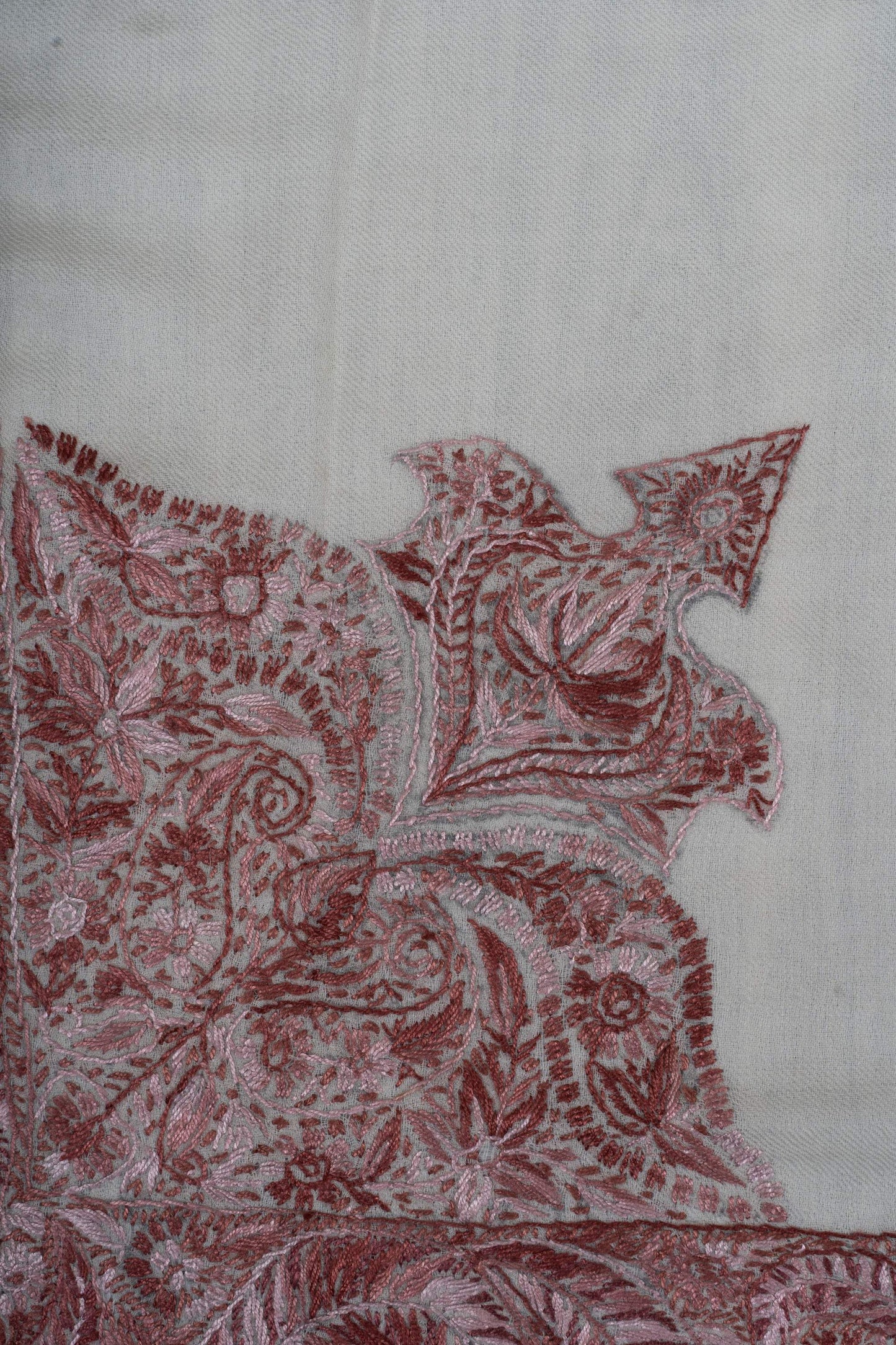 Oasis Blush Rumal 58 inches — Sozni Hand Embroidered
