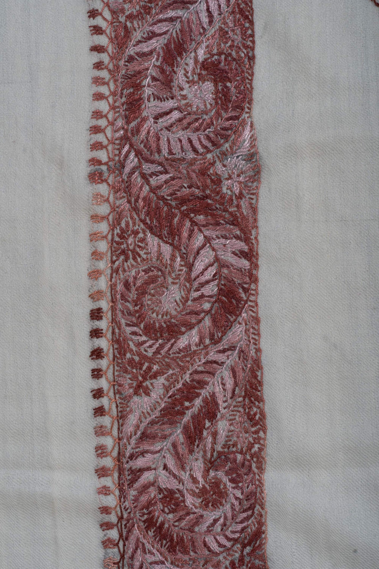 Oasis Blush Rumal 58 inches — Sozni Hand Embroidered