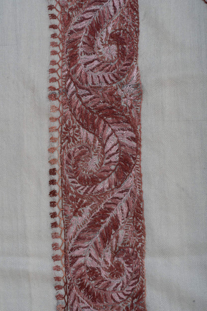Oasis Blush Rumal 58 inches — Sozni Hand Embroidered