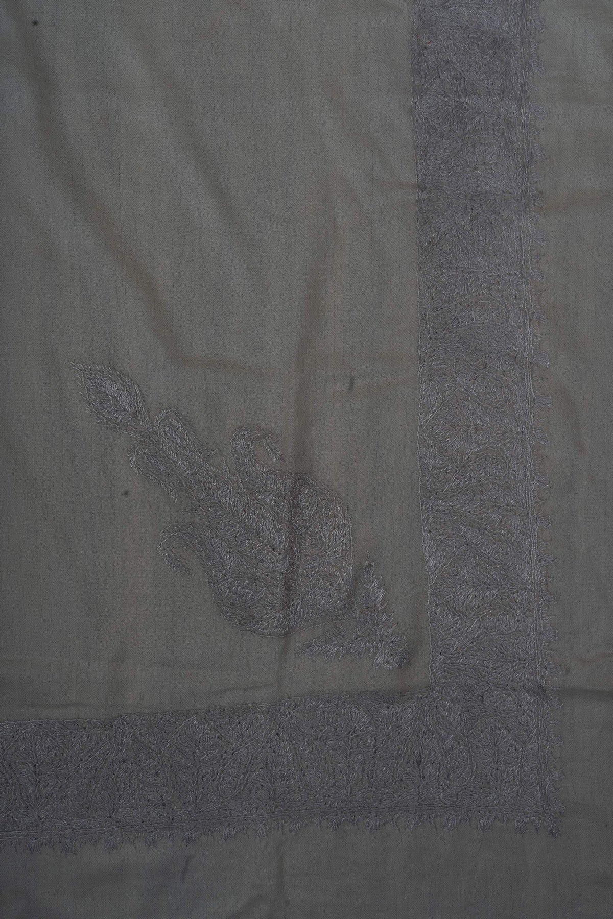 Moonstone Veil Rumal 58 inches — Sozni Hand Embroidered