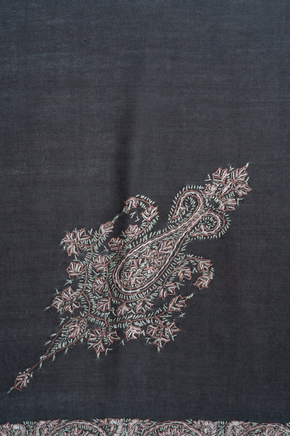 Midnight Blush Rumal — Sozni Hand Embroidered