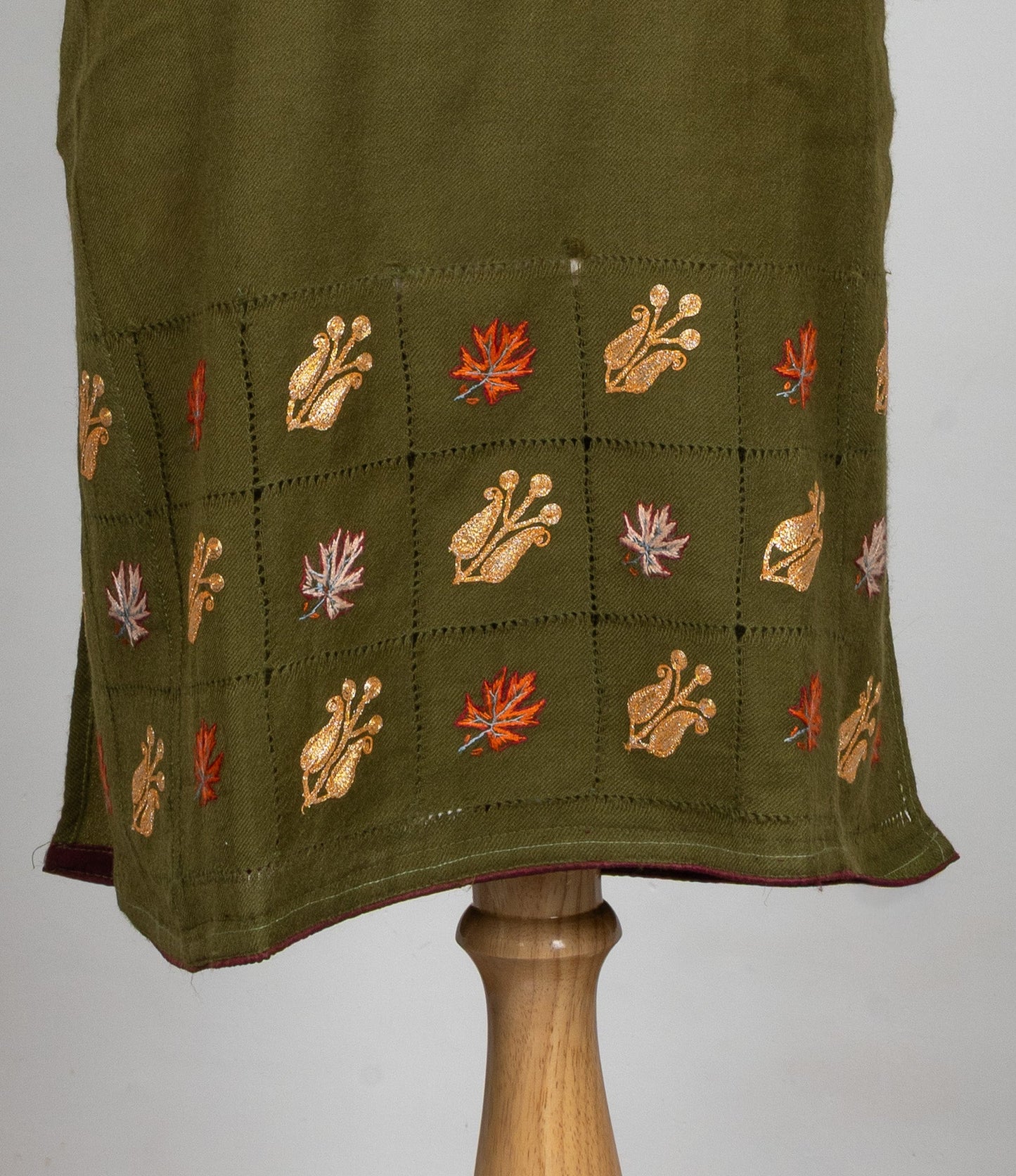 Forest Heritage Sozni Hand Embroidered Pheran