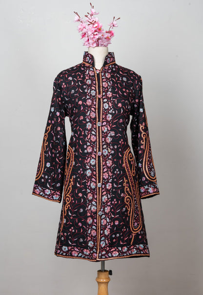 Twilight Garden: Sozni Hand Embroidered jacket