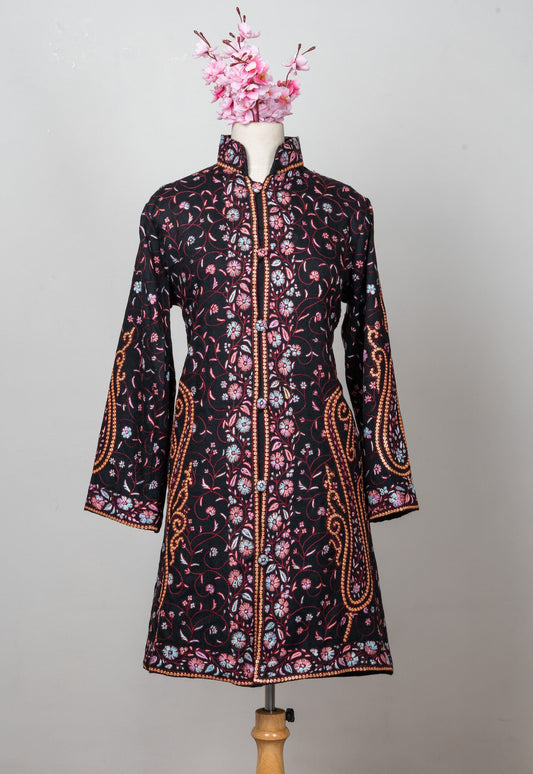 Twilight Garden: Sozni Hand Embroidered jacket