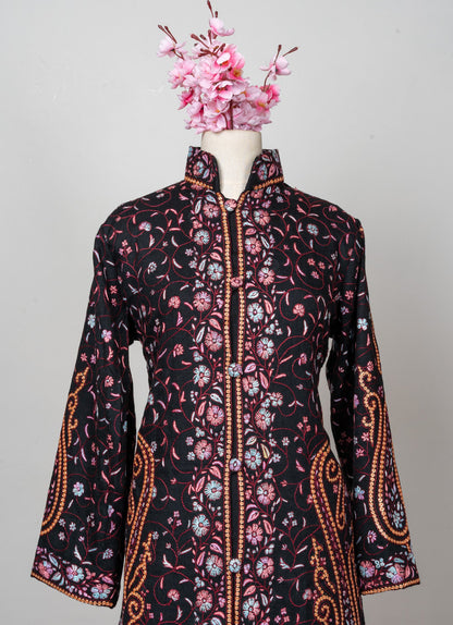 Twilight Garden: Sozni Hand Embroidered jacket