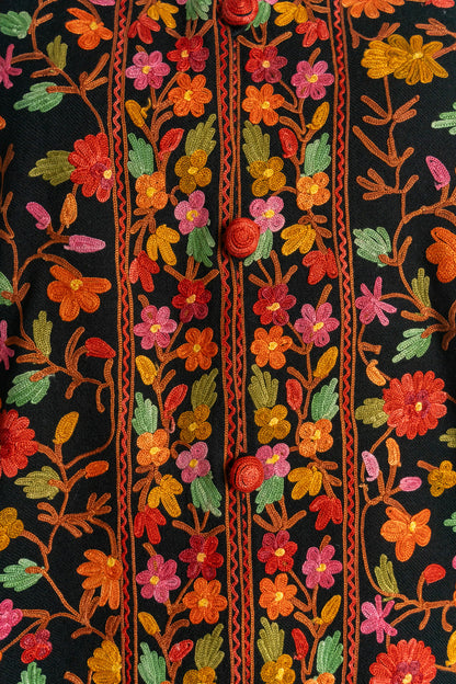 Garden of Eden Kashmiri Aari Embroidery Short Jacket