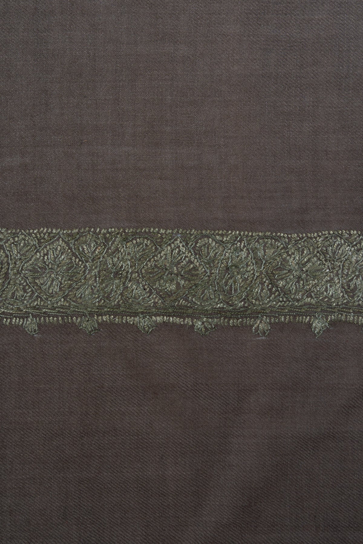 Moss Dusk Rumal — Sozni Hand Embroidered