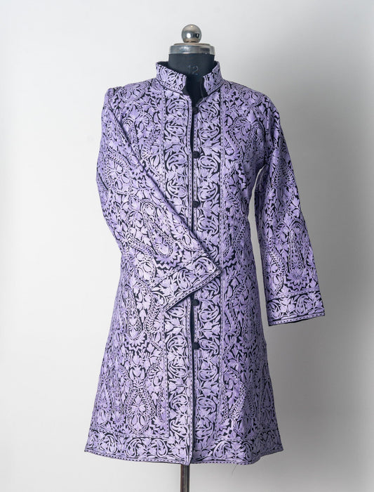 Kashmiri Jacket with All over Aari Embroidery