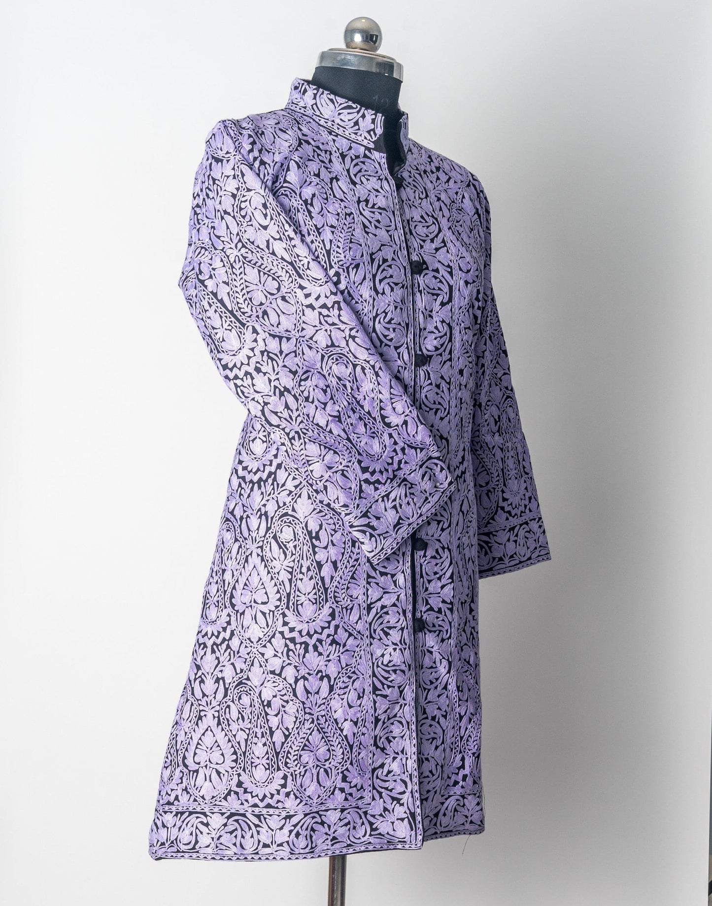 Kashmiri Jacket with All over Aari Embroidery