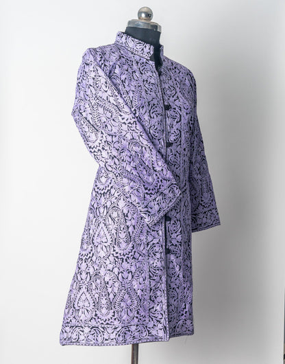 Kashmiri Jacket with All over Aari Embroidery