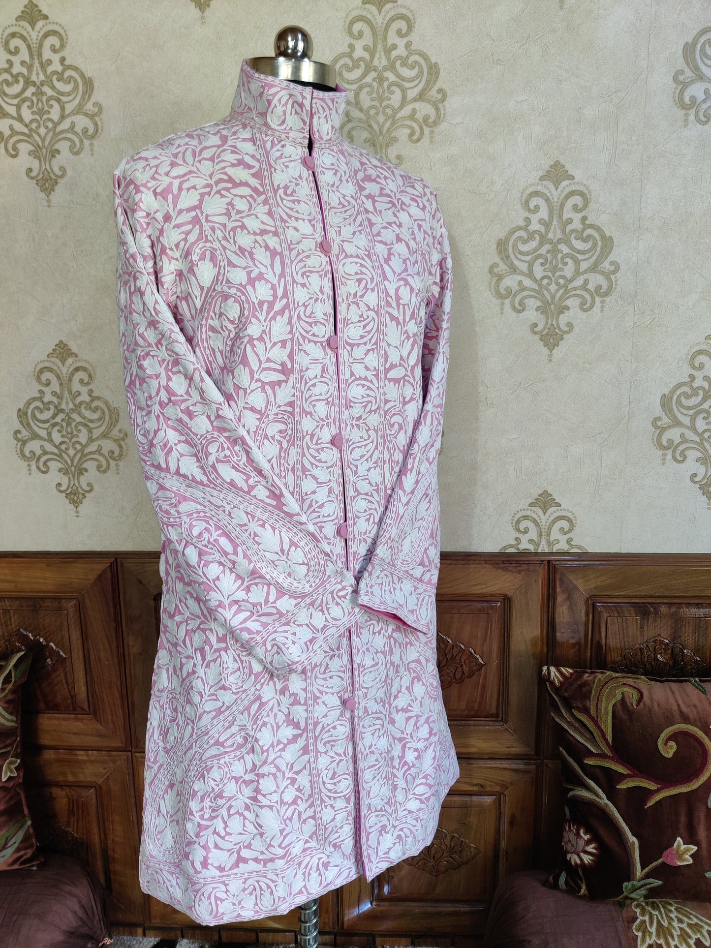 Gulabi Shahana Kashmiri Embroidered Jacket