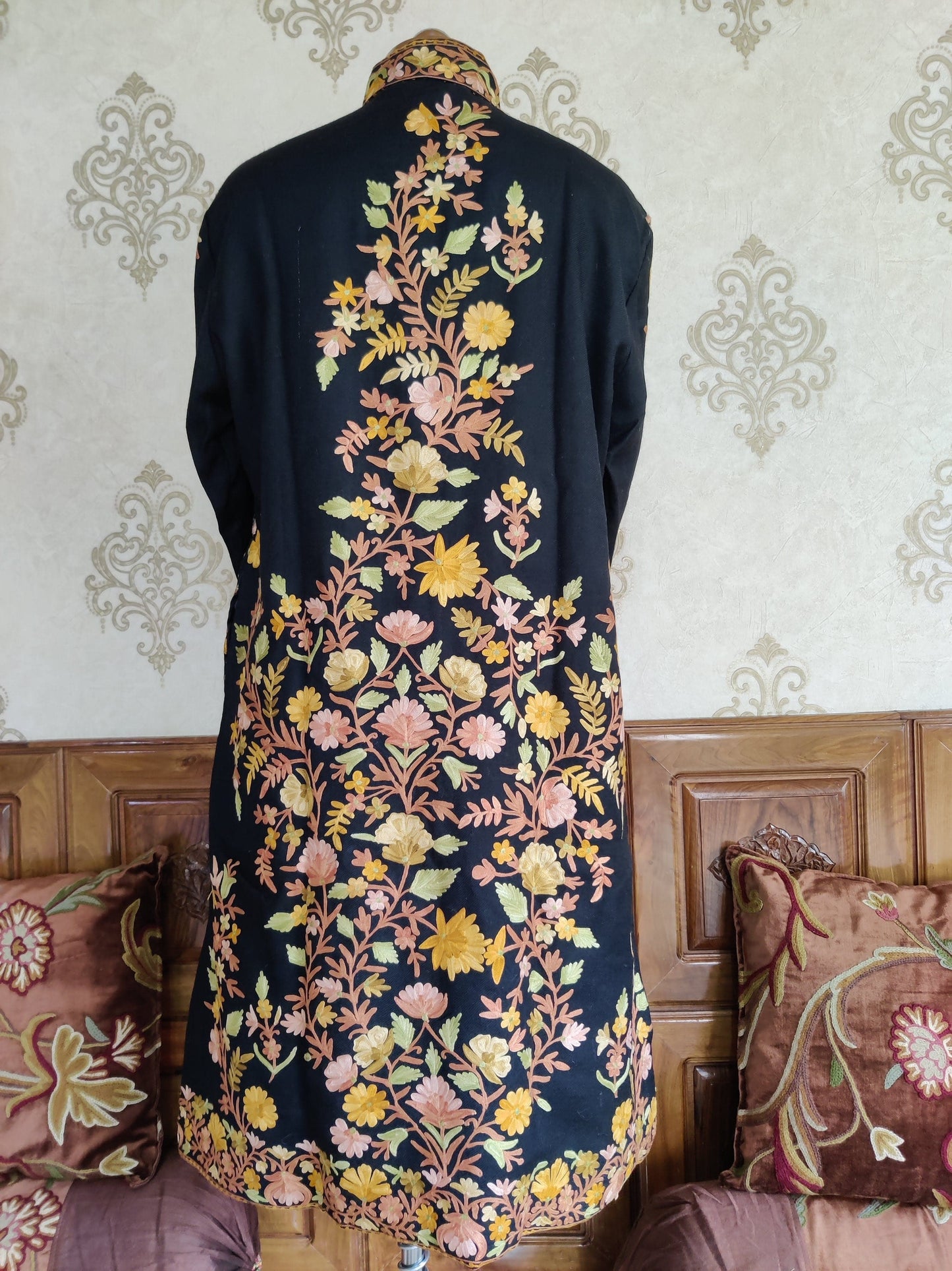 Boho Jacket Multicolor Floral Embroidery