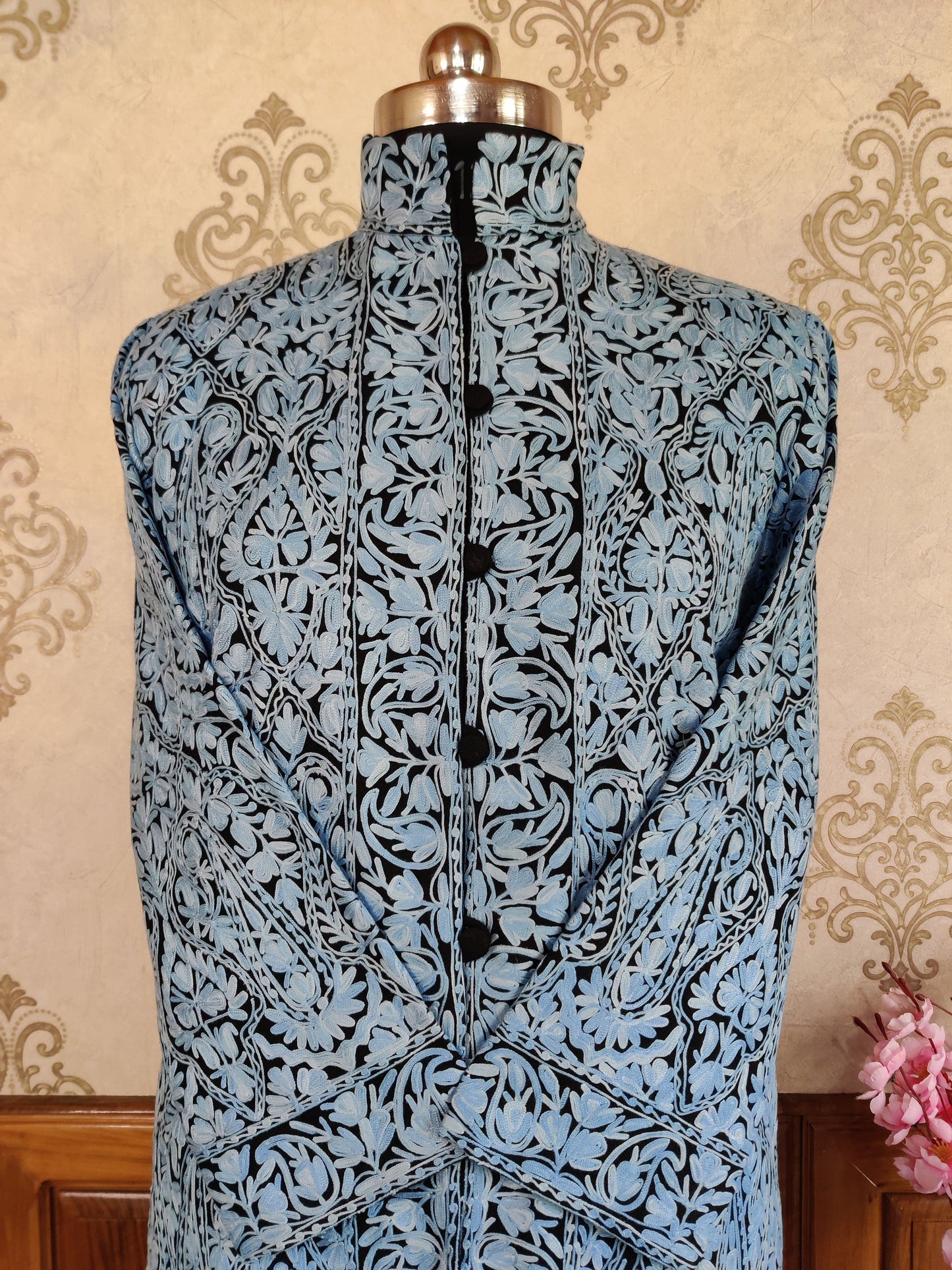 Long Kashmiri Jamawar Jacket