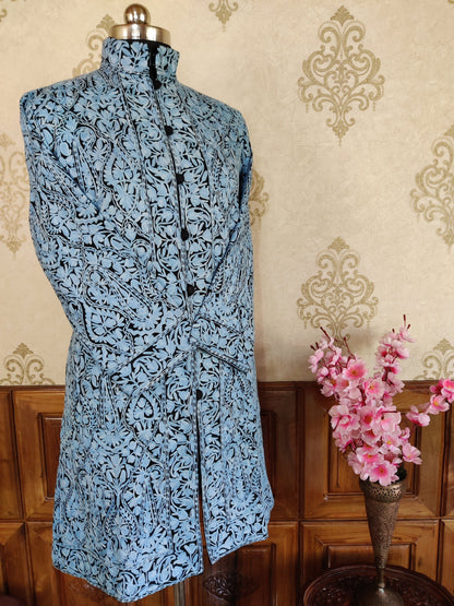 Long Kashmiri Jamawar Jacket