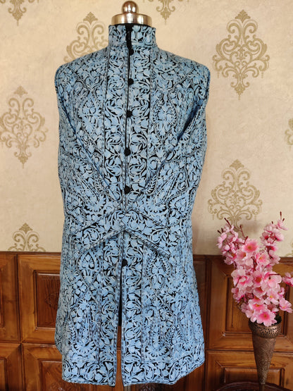Long Kashmiri Jamawar Jacket